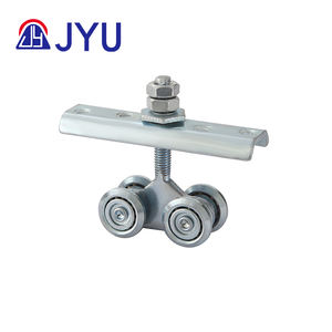 Industrial <span class=keywords><strong>Gate</strong></span> Door 38mm Gleit schienen rolle 4 Räder mit Platte für Box Rail Strut <span class=keywords><strong>Channel</strong></span> - Product Image 4