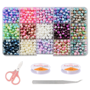 <span class=keywords><strong>Kit</strong></span> d'accessoires de <span class=keywords><strong>bijoux</strong></span> <span class=keywords><strong>pour</strong></span> enfants, ensemble de <span class=keywords><strong>perles</strong></span> multicolores 6mm 8mm, <span class=keywords><strong>Kit</strong></span> de fabrication de <span class=keywords><strong>bijoux</strong></span> Diy de couleurs variées, offre spéciale - Product Image 4