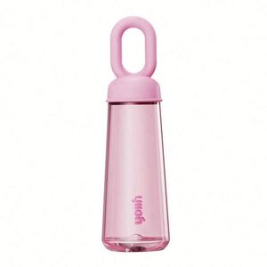Petals-Shaped Reusable Water Bottlefood Safe <b>Plastic</b> Drinkwarehigh-Value Portable Car Cupstraw Adults Outdoor Useunbreakable - Product Image 3