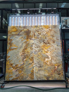 Revêtement mural en pierre d'<span class=keywords><strong>ardoise</strong></span> mince rétroéclairée, translucide, durable, écologique, <span class=keywords><strong>grand</strong></span> <span class=keywords><strong>panneau</strong></span> lumineux pour l'intérieur - Product Image 4