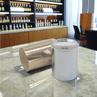 Snelle levering plastic schijfdeksel op voorraad Aluminium PP drukknopdeksel voor cosmetische verpakkingen bulkbestelling