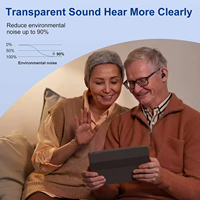 Offre Spéciale de connexion sans fil Blue Waterproof Noise Cancelling Sound Amplifier Assist Bte Sound Amplifier Rechargeable Amplifier