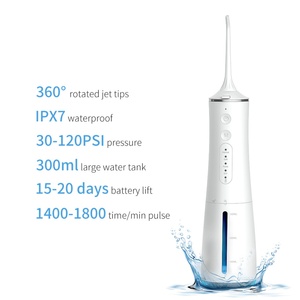 Hydropulseur Dentaire Portable Intelligent et Puissant 300ml – Nettoyeur Buccal OEM pour Soin Dentaire – Machine à Fil Dentaire Portable - Product Image 2