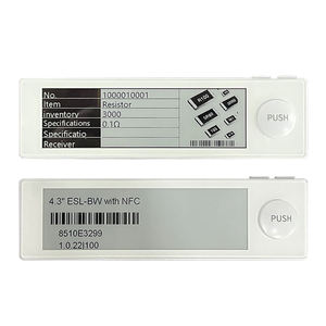 4.3 Inch Black White E Ink Display Picking Label for Warehouse Automatic Systems ABS Magnet Smart Tag SDK Enabled Shopping Mall - Product Image 1