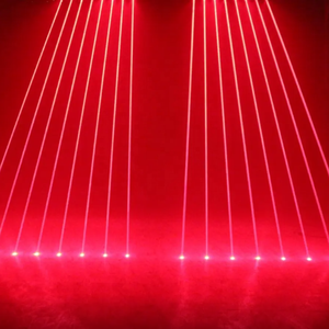 Projecteur laser rouge 150W (8 * 500mW) avec DMX512, vente en gros de projecteur laser mobile à bande longue pour scène, bar, discothèque - Product Image 4