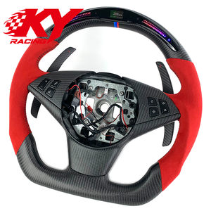 Volant sport personnalisé en fibre de carbone mate avec LED et indicateur de régime pour BMW E87 E93 E91 E92 E60 E61 E62 E63 E64 E87 E82 M3 M5 330i 335i 318i - Product Image 3