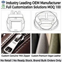 Sac à dos à langer en cuir végétalien grainé pour maman, fabrication OEM/ODM en marque blanche, fabricant en gros