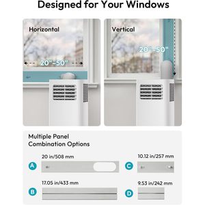 Aire Acondicionado Portátil de 11899 BTU, Solo Frío, con Control Remoto, Unidad de Plástico Blanca para Uso Doméstico - Product Image 6