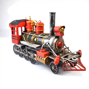 Rétro modèle moteur à vapeur <span class=keywords><strong>train</strong></span> mini <span class=keywords><strong>train</strong></span> en métal à vendre fer américain grand garçon modèle <span class=keywords><strong>train</strong></span> photographie accessoires - Product Image 6