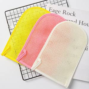 Nuovo guanto esfoliante con rete africana spugna da bagno esfoliante per il corpo della doccia Scrubber posteriore guanto Scrubber - Product Image 2