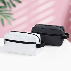 Travel Men Leather Toiletry Cosmetic Carry Bag - Product Image 3