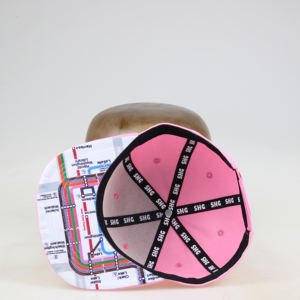 Casquette Houda 6 panneaux Snapback en polyester/coton unisexe, personnalisable avec logo brodé, style Hip Hop urbain, sportive, réglable, modèle standard - Product Image 6