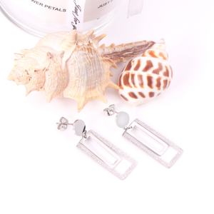 High Quality Gold Plated Double Circle Dual-use Drop Earrings Stainless Steel Wedding Party Cheap Fashion <b>Jewelry</b> for <b>Women</b> - Product Image 4