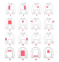 Sweat-shirt polaire épais 400 g/m² surdimensionné, chaud, à capuche, vierge, personnalisable, pour le streetwear – Vente en gros