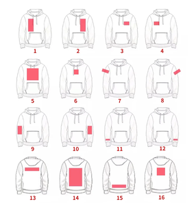Sudadera con capucha de algodón grueso de alta calidad para hombre, unisex, extragrande, con logo personalizado, sudadera con capucha lisa. - Product Image 3