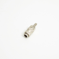 Raccord rapide pneumatique universel 1/4 de pouce, type européen, plaqué laiton, filetages BSPP/BSPT/NPT, personnalisable OEM, 0-150 psi, outils de travail