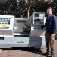 Mesin Bubut CNC Horizontal Single Spindle Produksi Volume Tinggi Presisi Tinggi