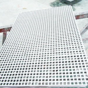 FRP Molded Safety Panel Fiberglass GRP Trench Drain Cover Plastic Floor Grating With Cutting Processing Service - Product Image 2