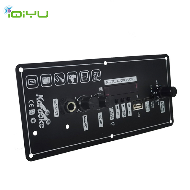 E5 Car Power Amplifier Board Square Dance Audio Speaker Rechargeable 3.7V Lithium Battery Type Product Receivers Amplifiers