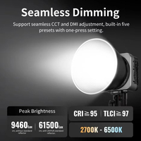 ZHIYUN MOLUS G200 300W Photographie Professionnelle 2700K-6500K LED Vidéo Lumière APP Contrôle Caméra Lumière Studio Photo Lampe