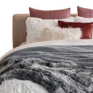 Легкое пушистое теплое роскошное плюшевое Флисовое одеяло из искусственного меха для зимы - Product Image 4