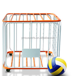 Chariot <span class=keywords><strong>de</strong></span> rangement pliable en métal pour ballons multi-sports <span class=keywords><strong>Cage</strong></span> <span class=keywords><strong>de</strong></span> football <span class=keywords><strong>portable</strong></span> pour équipement d'entraînement <span class=keywords><strong>de</strong></span> football - Product Image 5