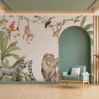 Revêtement Mural Professionnel Personnalisé Papier Peint Mural 3D Décoration Intérieure pour Chambre d'Enfant