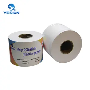 RC Kering Minilab Foto Gulungan Kertas Glossy Photo Paper Roll untuk Epson Surelab D700