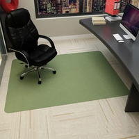 Haute anti-dérapant tapis planchers bureau polyester feutre bureau chaise tapis ordinateur chaise tapis