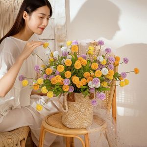 Fleurs artificielles Ningyu MW66787 en tissu tissé, décoration de mariage, décoration de la maison, bouquet multicolore - Product Image 2