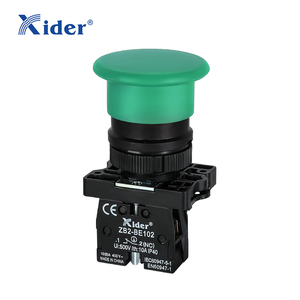 DB2/XB2 Serie de plástico Cabeza de hongo Resorte Retorno Marcado Interruptor de botón pulsador - Product Image 5