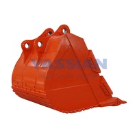 Bucket Excavator YASSIAN PC200, Aksesoris Bucket Batu, Material Q345B
