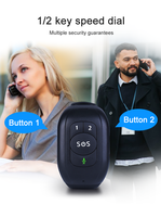 Traceur GPS 4G portable H11 pour personnes âgées et enfants, activité extérieure en temps réel, détection de chute SOS, moniteur de santé, appel bidirectionnel