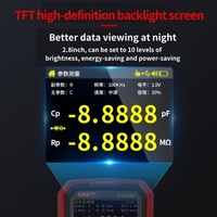Multimètre numérique intelligent portable UT622, testeur LCR à pont triphasé, multimètre électrique, capacitémètre 10 kHz, écran LCD TFT 2,8'', précision 0,1%