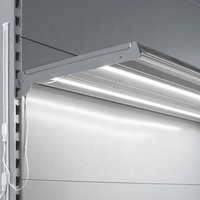 Étagère de gondole sur mesure éclairage Led blanc chaud aimant amovible solution d'éclairage Plug and Play pour étagère universelle de magasin de détail