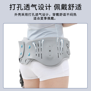 Leyubang <b>Hip</b> Joint Fixation Brace Grey One Size Unisex Pelvic <b>Support</b> Brace <b>For</b> <b>Hip</b> Protection And Abduction - Product Image 3