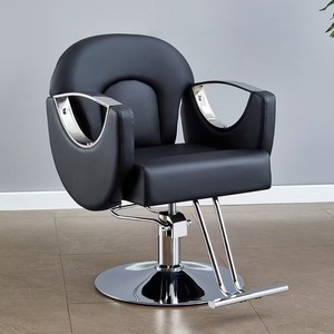 Sillón de Peluquería Hidráulico Moderno con Reposabrazos Dorados para Salón de Belleza, Barbería y Peluquería - Product Image 3