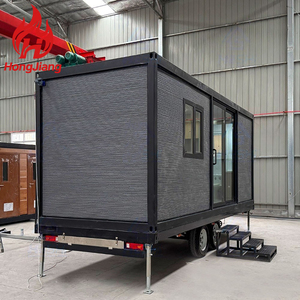 Offre Spéciale : Mini-maison préfabriquée mobile sur roues, type conteneur, design moderne, prix usine - Product Image 1