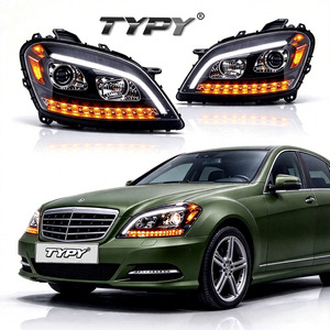 Nouveaux feux de jour à LED modifiés TYPY pour Mercedes-Benz W164 ML350 500 2005-2008 Phares halogènes xénon 6000K 72W 6000 - Product Image 1
