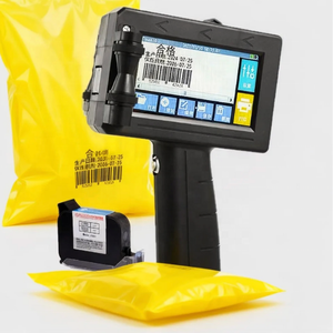 Impresora de inyección de tinta portátil de 8,4 V con pistola de inyección, resolución de 600 ppp para logotipo, número de lote, código de barras e impresión de fecha Exp en tubos - Product Image 1