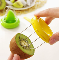 Creatieve Japanse fruit- en groentesnijder, handmatig, van plastic en roestvrij staal, veilig, milieuvriendelijk, makkelijk schoon te maken, praktisch.