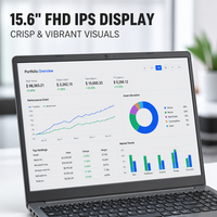 Ordinateur portable OEM en gros, écran IPS FHD 15,6 pouces, processeur Intel N95 Quad Core 3,4 GHz, 8 Go de RAM, Windows 11 Famille, gris, PC personnalisable