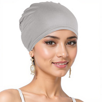 Gorro de turbante musulmán de Modal suave nuevo al por mayor gorro de turbante interior gorro de bufanda islámica sombrero indio turbante de mujer