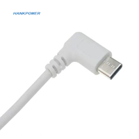 Câble de charge USB Type C à angle droit 28AWG 24AWG 22AWG 20AWG 2 conducteurs 0,2m 0,5m 1m 2m