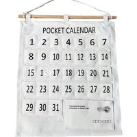 Produits Tendances Nouveautés Bannière Murale Personnalisée en Toile de Coton Sac de Rangement Mural à Fleurs pour Enfants