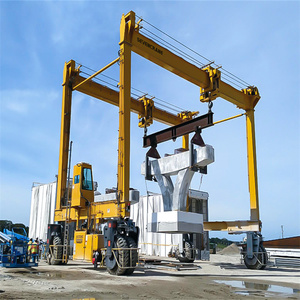 Équipement mécanique varié 42t norme CE RTG 19m pour port maritime, haute efficacité, télécommande sans fil, moteur flexible - Product Image 3