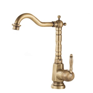 Rubinetti da <span class=keywords><strong>cucina</strong></span> in <span class=keywords><strong>ottone</strong></span> lucidato a olio di alta qualità rubinetto per acqua in <span class=keywords><strong>ottone</strong></span> dorato <span class=keywords><strong>miscelatori</strong></span> da <span class=keywords><strong>cucina</strong></span> antichi - Product Image 1
