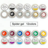 Venalisa – nouveau gel spider 5g vernis à ongles, néon, métal, argent, or, 12 couleurs, dessin de fleurs, Gel de peinture, 82061 #