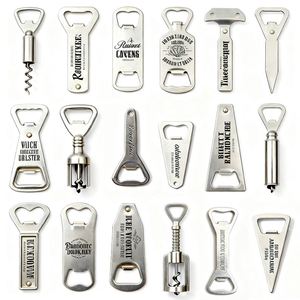 Destapador de Botellas Plano de Acero Inoxidable con Agarre Ergonómico, Estilo Popular, Personalizable con Impresión, para Vino y Cerveza, Ideal para Regalo - Product Image 2