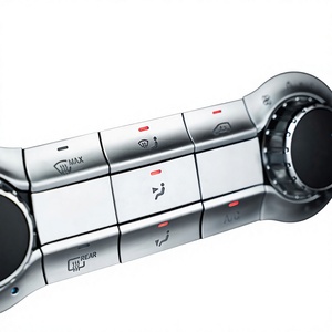 Kit de garniture de bouton de climatisation pour Mercedes-Benz, garniture en métal pour console centrale, fixation adhésive - Product Image 2